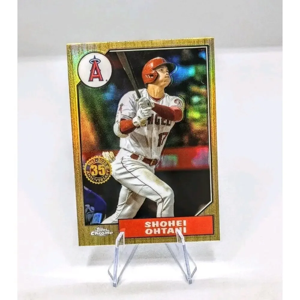 2022 Topps Chrome REFRACTOR -Shohei Ohtani P/DH LA  #87BC-2 INVESTMENT CARD - Picture 4 of 7
